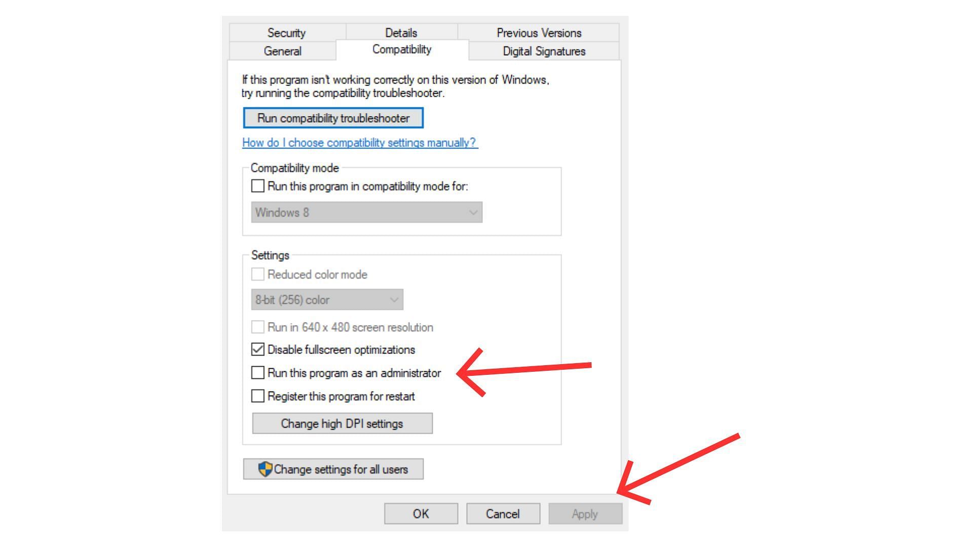 The Apply button will be clickable after checking the box (Image via Sportskeeda Gaming || Microsoft)